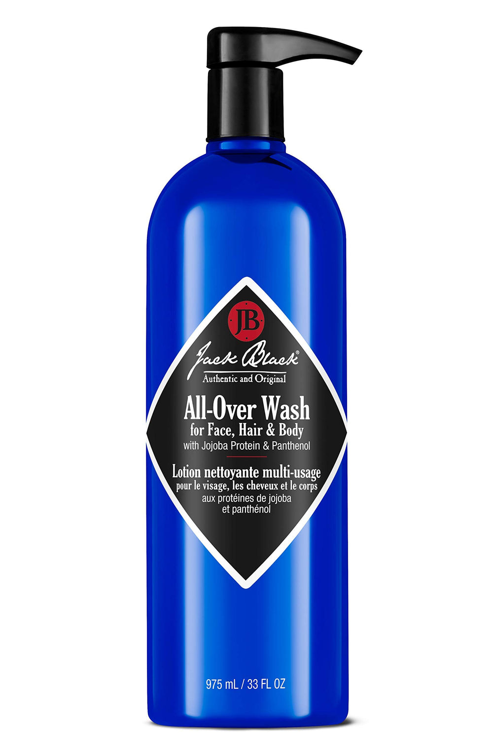 Jack Black limpiador todo-en-uno cítricos para cara, cuerpo y cabello.