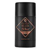 Jack Black Pit Boss Black Reserve solid stick, top view, promises odor protection.
