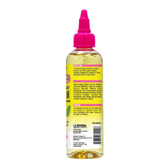 Aplicación suave del Elixir Jamaican Mango & Lime en el cabello para brillo y suavidad