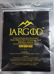 Fibras JARGOD aplicadas en áreas de adelgazamiento con acabado natural.