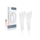 Jasclair Navaja Dermaplaning: vello facial fino para piel suave lista para maquillaje.