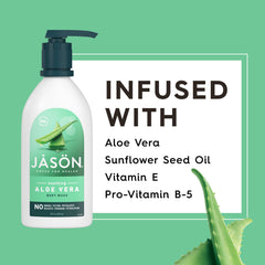 JASON Aloe Vera Gel de Ducha, envase reciclado que reduce residuos.