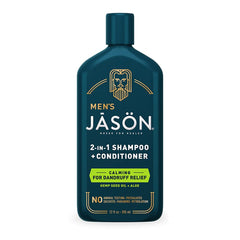 Jason 2 en 1 shampoo y acondicionador, botella de 12 oz para uso diario.
