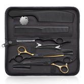 Tijeras JASON set profesional de 10 piezas para cortes precisos en casa.