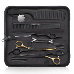 Tijeras JASON set profesional de 10 piezas para cortes precisos en casa.