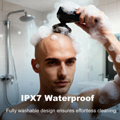 Afeitadora Jaxiuk resistente al agua IPX7 para uso en la ducha.