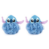 Esponja de malla de 4 pulgadas con Stitch 3D de Jay Franco para exfoliar suavemente.