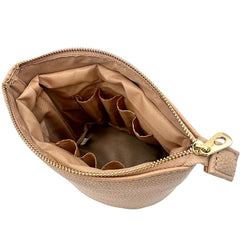 JAZD interior amplio con elásticos para organizar brochas