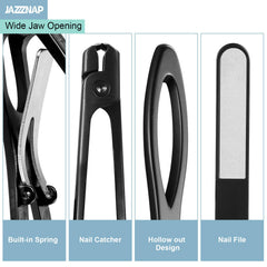 Corta uñas JAZZZNAP para uñas gruesas ofrece corte eficiente y control