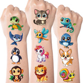 Tatuaje temporal JCFIRE de león de jungla para fiesta infantil