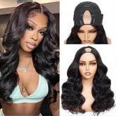 jcoolo V Part Wig cabello humano con onda suave de 22 pulgadas para un look natural