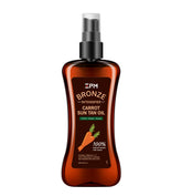Jeallis aerosol de aceite bronceador zanahoria para bronceado intensificado y uniforme