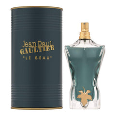 Le Beau de Jean Paul Gaultier, botella vertido, ideal para un look fresco y elegante.