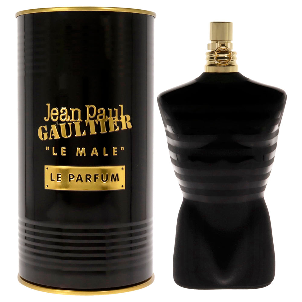 Jean Paul Gaultier Le Male Le Parfum Intense, botella frontal, aroma intenso para ocasiones nocturnas