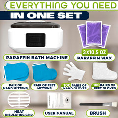 Jerrybox accesorios-kit-parafina, incluye tina, bloques y manoplas para uso completo