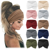 Jesries diadema mujer ancha con ajuste flexible para uso diario.