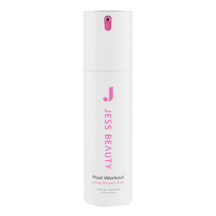 JESS BEAUTY mascarilla gel post-entrenamiento; textura fresca para hidratación rápida.