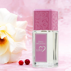 Jessica McClintock Love corazón floral Gardenia tuberosa Jazmín aroma femenino.