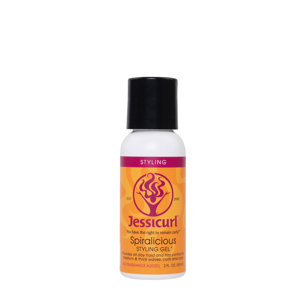 Jessicurl Spiralicious Gel: botella para rizos definidos y sin encrespamiento.