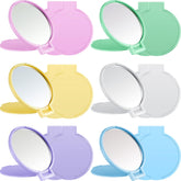 Jetec es espejo compacto de 12 piezas, colores macarón, perfecto para bolso y retoques rápidos.