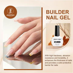 JEWHITENY gel constructor, adherencia firme en uñas naturales o falsas.