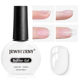 JEWHITENY gel constructor transparente, botella de 10 ml, refuerza la estructura de uñas.