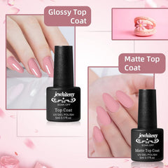 JEWHITENY kit para manicura en casa para DIY de uñas.