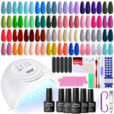 JEWHITENY kit gel uñas 40 colores para manicura en casa, resultado profesional.
