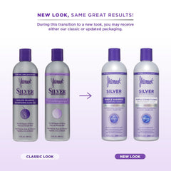 Jhirmack Plateado acondicionador frente: suavidad y brillo sin grasa.