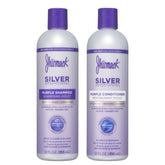 Jhirmack Plateado champú frente: realza tonos plateados con brillo saludable.