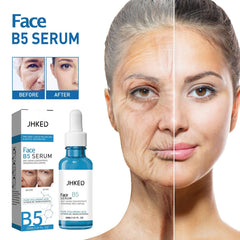 JHKED Serum facial B5, textura serum suave, ayuda a sentir la piel más rellena.