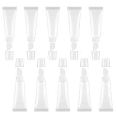 JIAKAI tubos vacíos de 10 ml translúcidos listos para cosméticos hechos a mano