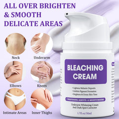 JIANLANPTT crema codos y rodillas, foco textura ligera, absorción rápida.