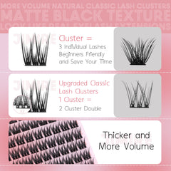 Extensiones JIMIRE en grupos con volumen ligero para un look equilibrado.