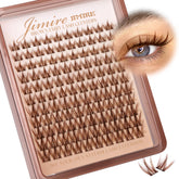 Pestañas JIMIRE estilo anime 10-16 mm con volumen suave para un look natural.