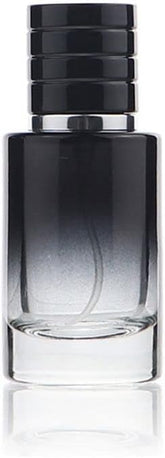 Atomizador Jinshining negro 30ml para viajes con rociado suave