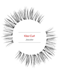 Cilios Jiocolor fibras sintéticas no irritantes para un acabado natural.