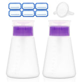 Jiulory dispensador de acetona 180ml con bomba para uso seguro