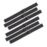 JIUSERLU bandas ajustables para pelucas en negro, ajuste seguro y cómodo.
