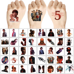 JMYUJX Stranger Things 5 hand designs tattoo perfect for wrist accents.
