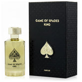 Jo Milano Game of Spades King, botella frontal, aroma elegante para uso diario.