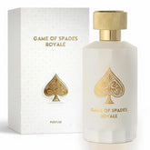 Frasco frontal de Jo Milano Game of Spades Royale para uso diario y nocturno