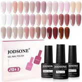 JODSONE set de gel translúcido para uñas, ideal para manicura en casa.