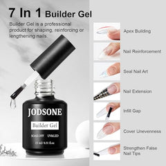 JODSONE-builder-gel-15ml adds thickness for stronger nails and extensions.