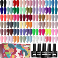 Conjunto JODSONE de esmalte gel para uñas, 60 piezas, manicura en casa.