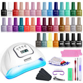 JODSONE ensemble vernis gel 36 bouteilles: couleurs variées, effet durable.