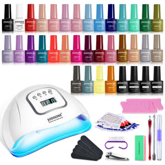 JODSONE ensemble vernis gel 36 bouteilles: couleurs variées, effet durable.
