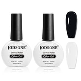 Esmalte gel blanco JODSONE 10 ml, acabado liso y brillo duradero.