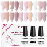 Esmalte gel JODSONE: set de 12 piezas para manicura en casa.