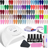 Kit de gel para uñas JODSONE con lámpara UV para uso en casa